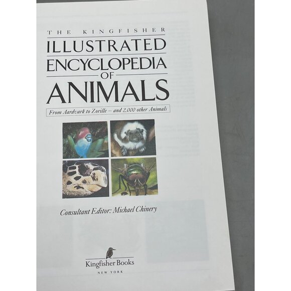 the Kingfisher Illustrated encyclopedia of animals hardcover book English READ - Picture 4 of 6